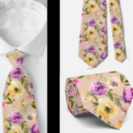 Herrslig halsduk | Bröllop & evenemang Blommig hal Slips
