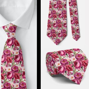 Herrslig halsduk Bröllop & evenemang Blommig hal Slips