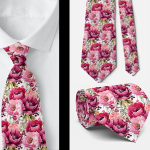 Herrslig halsduk Bröllop & evenemang Blommig hal Slips