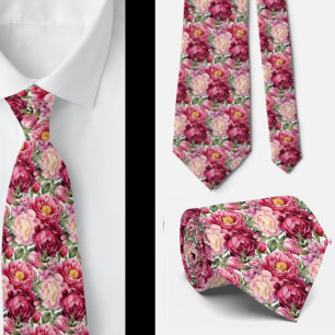 Herrslig halsduk Bröllop & evenemang Blommig hal Slips
