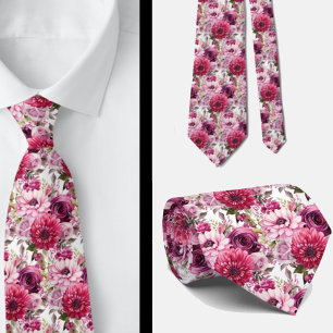 Herrslig halsduk Bröllop & evenemang Blommig hal Slips