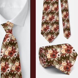 Herrslig halsduk | Bröllop & evenemang Blommig hal Slips