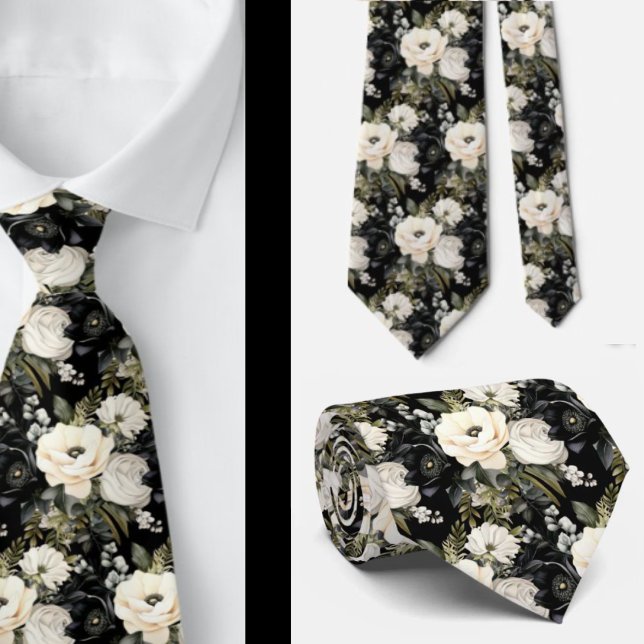 Herrslig halsduk | Bröllop & evenemang Blommig hal Slips (Skapare uppladdad)
