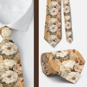 Herrslig halsduk Bröllop & evenemang Blommig hal Slips
