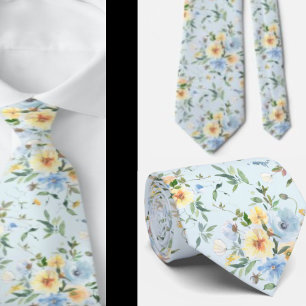 Herrslips Bröllop & Evenemang Blommig halsduk Slips