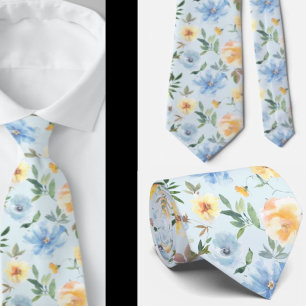 Herrslips Bröllop & Evenemang Blommig halsduk Slips