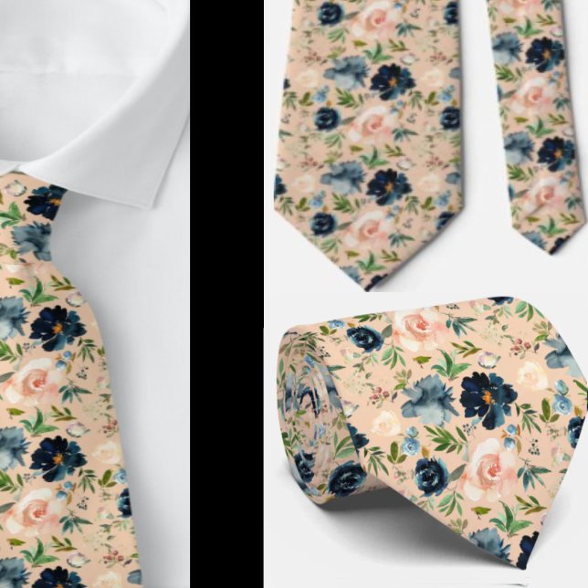 Herrslips | Bröllop & Evenemang Blommig halsduk Slips (Skapare uppladdad)