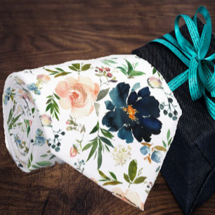 Herrslips Bröllop & Evenemang Blommig halsduk Slips