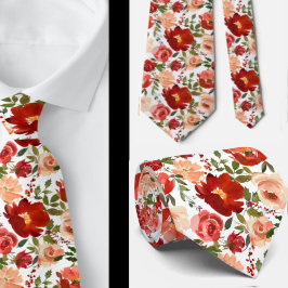 Herrslips | Bröllop & Evenemang Blommig Necktie Slips