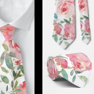 Herrslips   Bröllops- och evenemangsblommig halsdu Slips