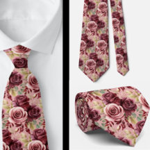 Herrslips | Bröllops- och evenemangsblommig halsdu