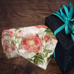 Herrslips   Bröllops- och evenemangsblommig halsdu Slips