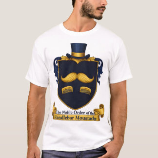 Herrt-shirt med mustaschsymbol t shirt