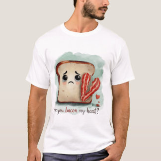Herrt-shirt med sorgligt bröd t shirt