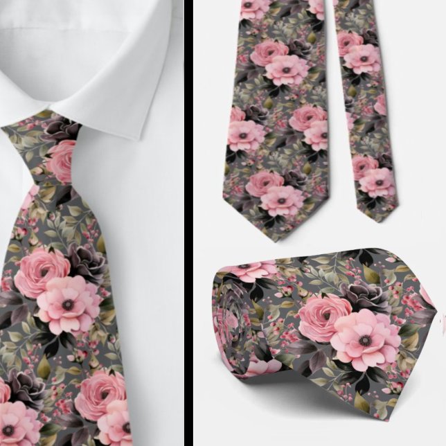 Herrtjejts | Bröllop och evenemang Blommig slips (Skapare uppladdad)