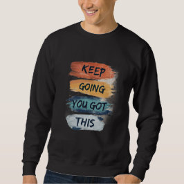 Herrtröja | Motivationscitat Grafisk t-shirt Lång Ärmad Tröja