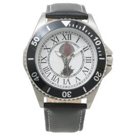 Herrurklocka i Steampunk-stil Armbandsur
