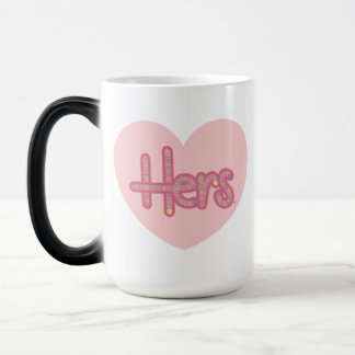 Hers Heart Mug Magisk Mugg