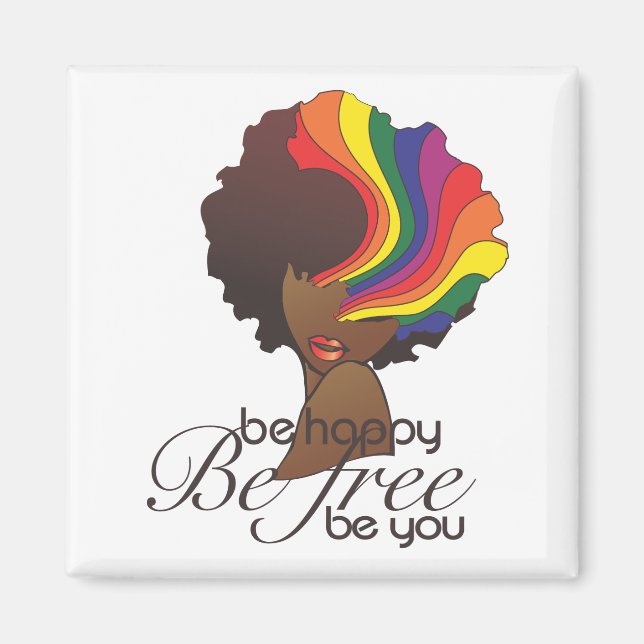 Hers och Hers BE Lycklig Magnet (Framsidan)