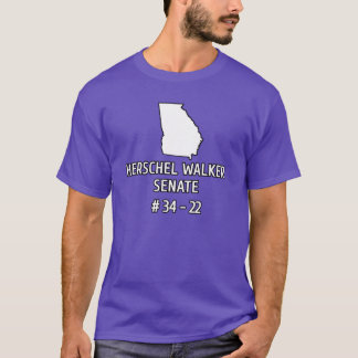 Herschel Walker för 22 US Senate T Shirt