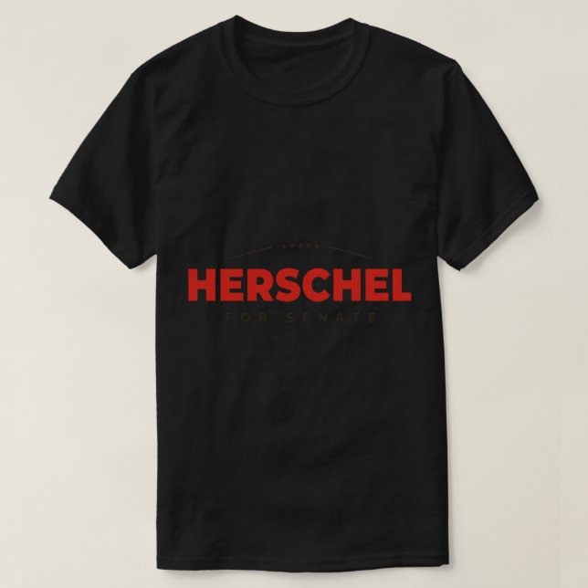 Herschel Walker for Senate T Shirt (Design framsida)