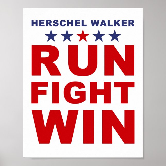 Herschel Walker: Georgia Senate USA Poster (Framsidan)