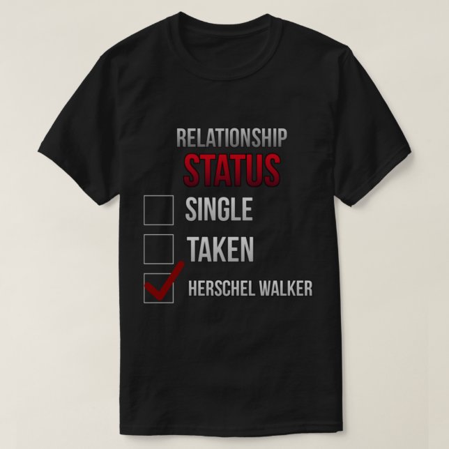 Herschel Walker Relationship T Shirt (Design framsida)