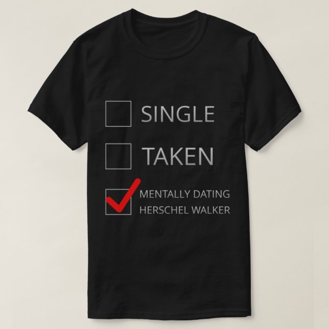 Herschel Walker Relationship T Shirt (Design framsida)