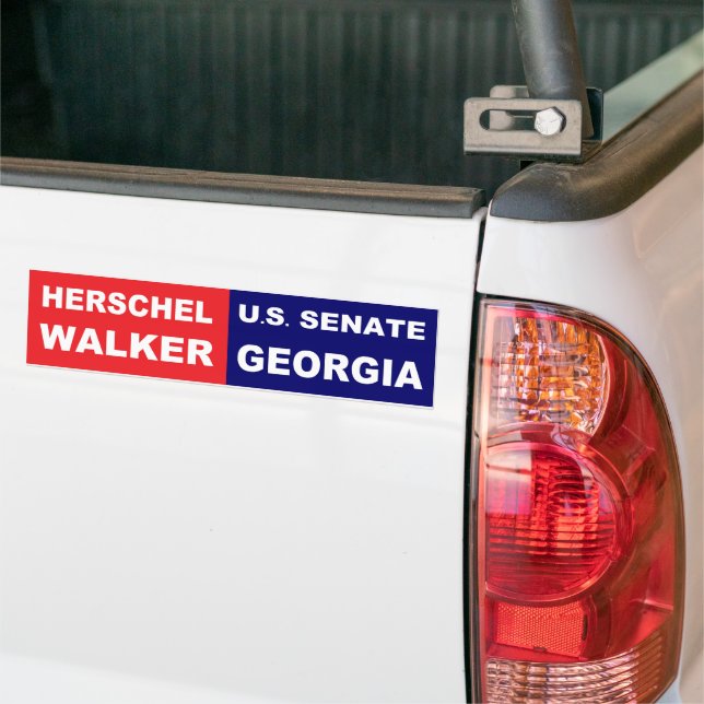 Herschel Walker US Senate Georgia 2022 Bildekal (På lastbil)