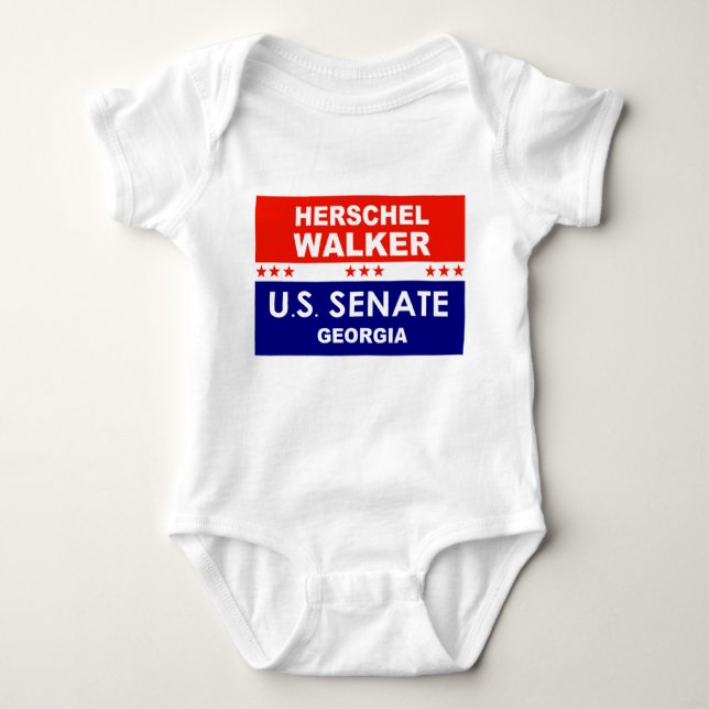 Herschel Walker US Senate Georgia 2022 T Shirt (Framsida)