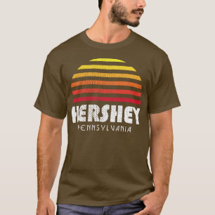 Hershey PA Retro Sunset Pennsylvania T Shirt