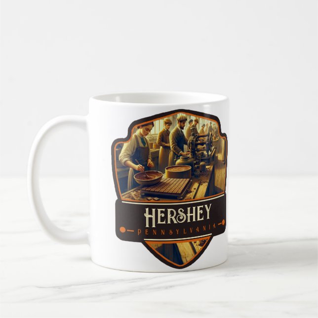 Hershey, Pennsylvania | Årgångsvaror Kaffemugg (Vänster)