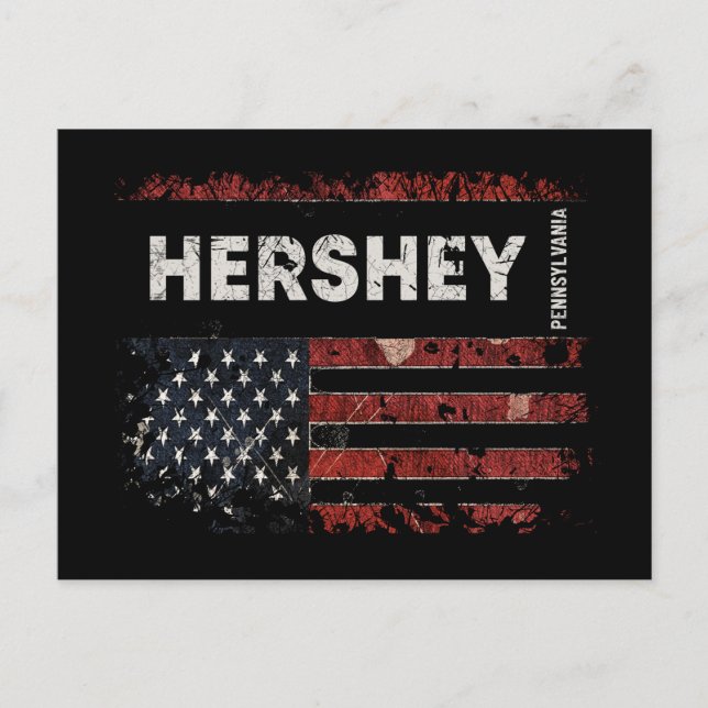 Hershey Pennsylvania Vykort (Framsida)