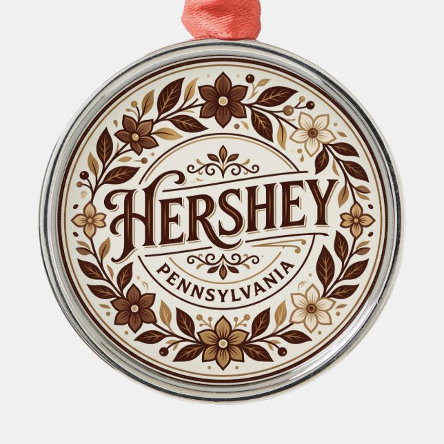Hershey USA Julgransprydnad Metall (Framsidan)
