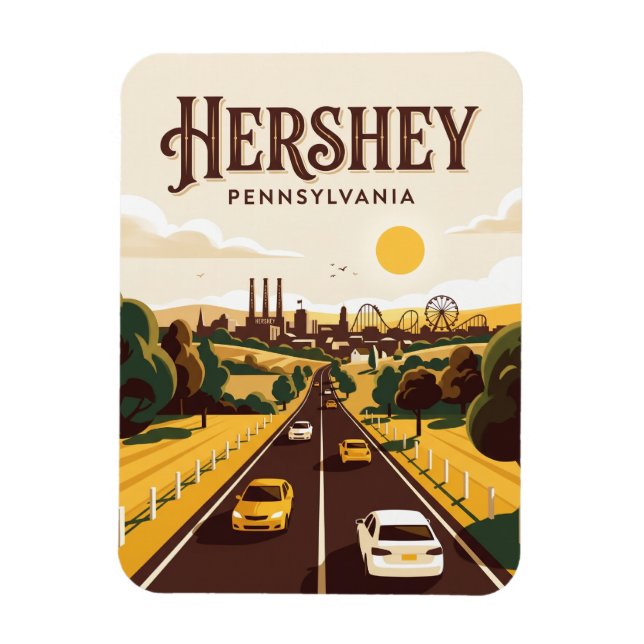 Hershey USA Magnet (Vertikal)
