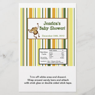 Hersheys stora Pub Wrapper Jungle Spädbarn Flygblad
