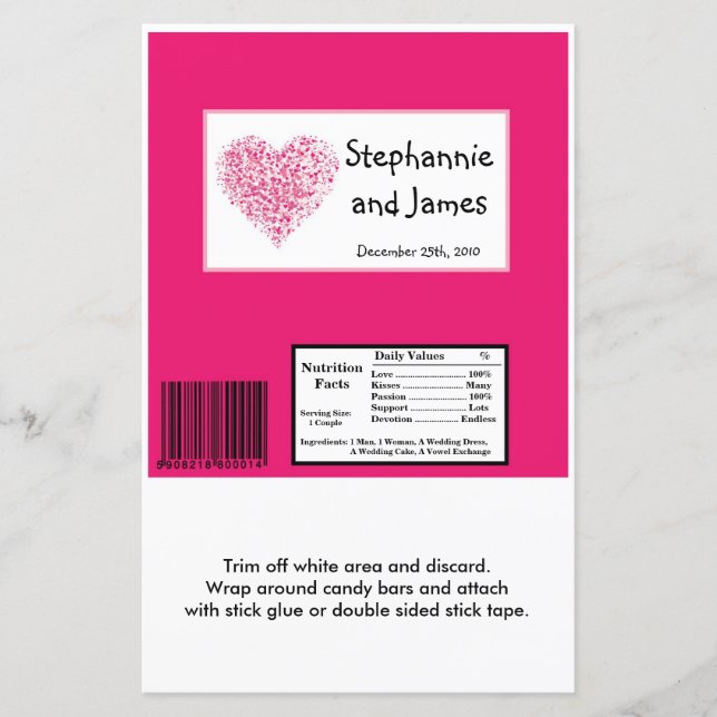 Hersheys stora Rosa-Blommigt för sopor i Pub (Framsida)