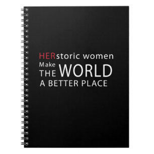 HERstoric Women Empowerment-citat Anteckningsbok