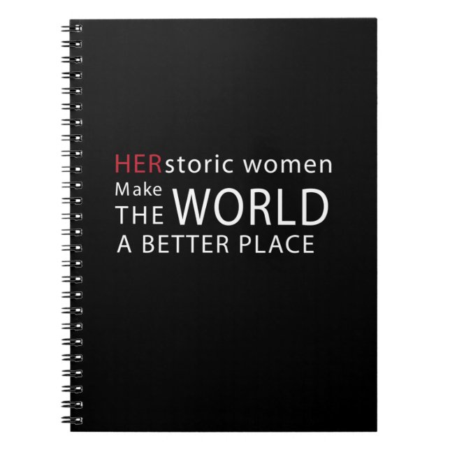 HERstoric Women Empowerment-citat Anteckningsbok (Framsidan)