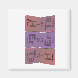 Herta som väteErbiumTantalum Magnet
