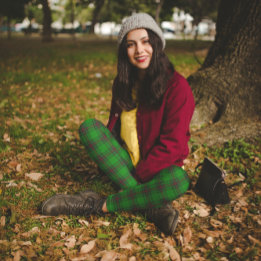 Hertig Av Fife Grön Röd Tartan Leggings