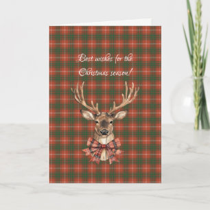Hertig av Rothesay Ancient Tartan Julfirande Helgkort