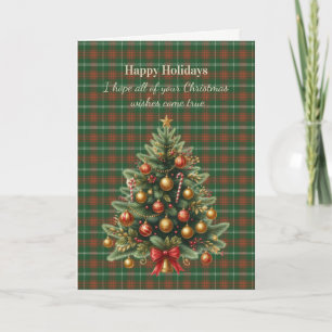 Hertig av Rothesay Hunting Tartan Jul Helgkort