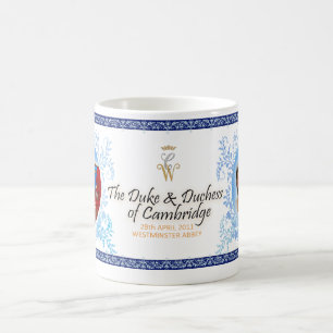 Hertig & hertiginna av Cambridge den kungliga Kaffemugg