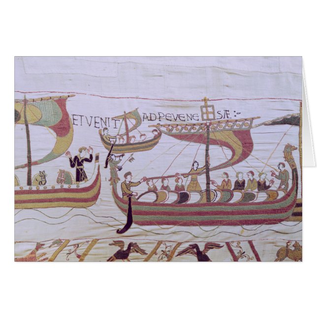 Hertig William och hans flotta Hälsningskort (Framsidan Horizontal)