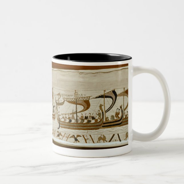 Hertig William och hans hastiga arga Pevensey Två-Tonad Mugg (Höger)