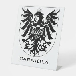 Hertigdömet Krain Monokrom heraldisk konst