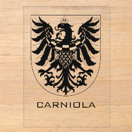 Hertigdömet Krain Monokrom heraldisk konst