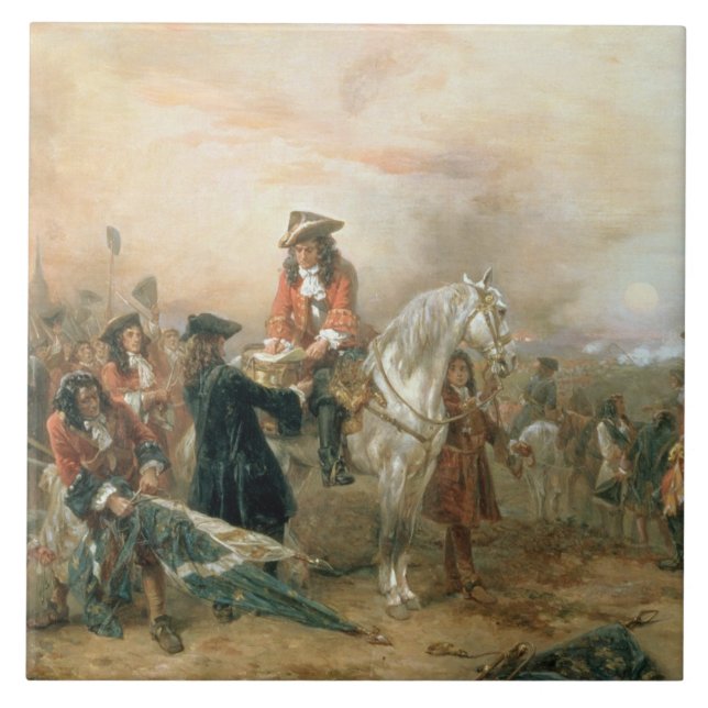 Hertigen av Marlborough (1650-1722) som Kakelplatta (Framsidan)