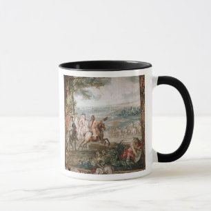 Hertigen av Marlborough granskar hans soldater Mugg